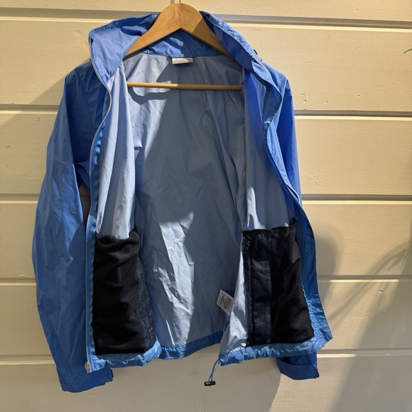 Columbia WL0127 Switchback III Women's Lightweight Raincoat Blue Jacket Size M - Picture 4 of 11